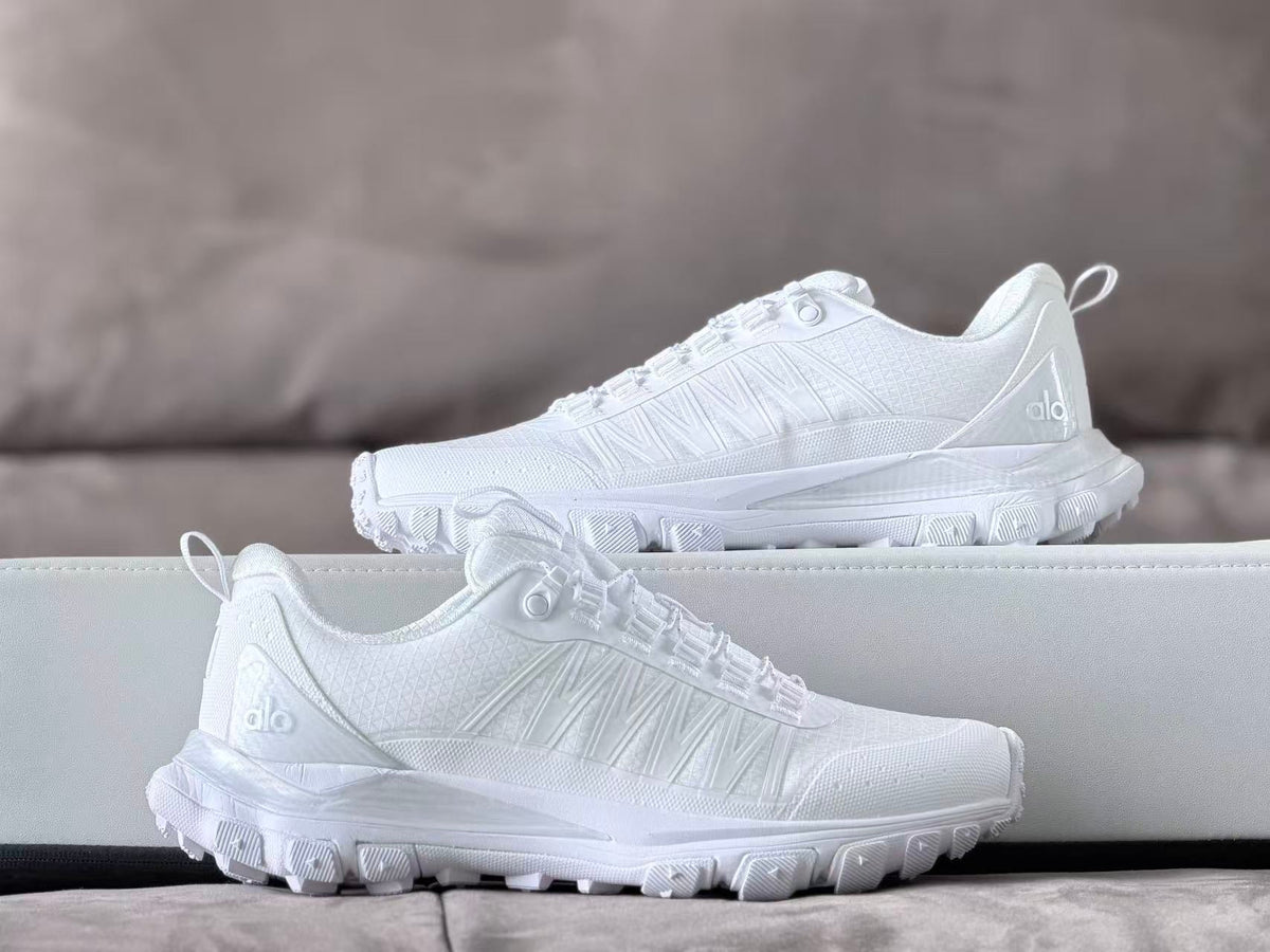 Alo White All-Terrain Hiking Sneakers