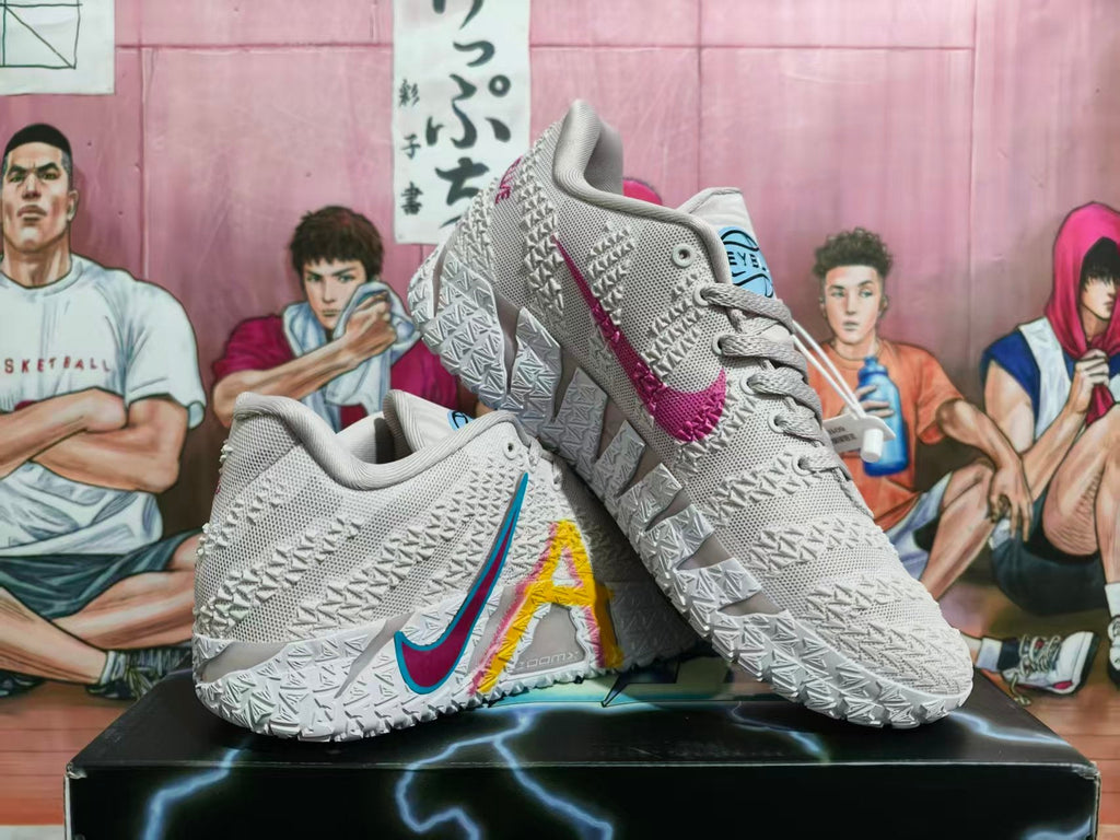 Nike Zoom Freak Basketball Shoes, Off-White Multicolor