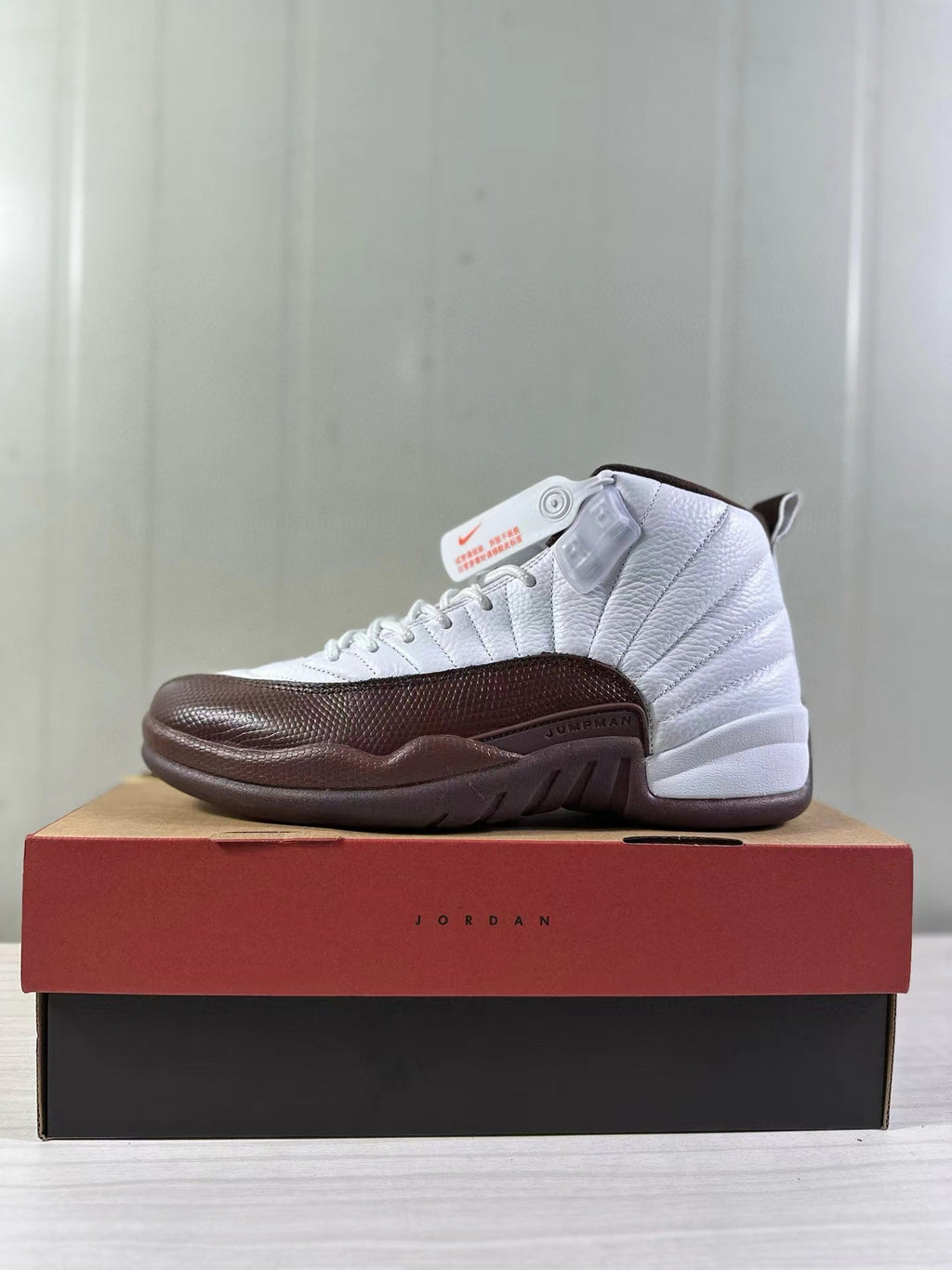 Jordan Air Jordan 12 Retro White Brown Sneakers FZ5026-100