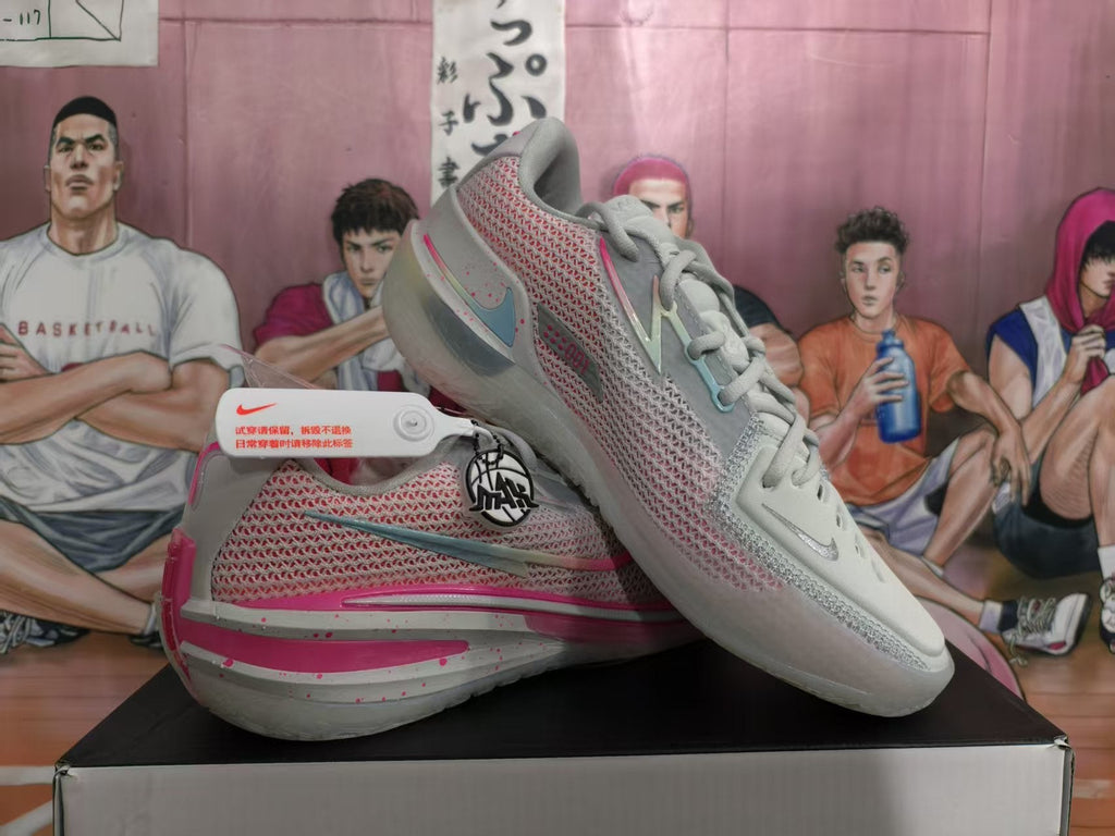 Nike Breast Cancer Basketball Sneakers Pink and Grey