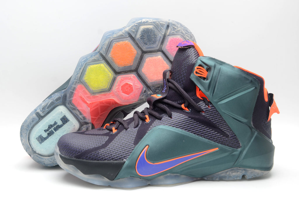 Nike 1412 High-Top Basketball Sneakers Black Purple