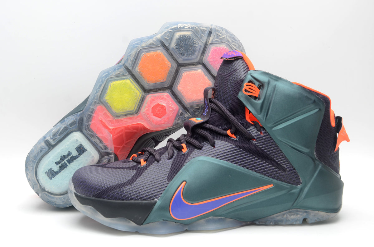 Nike 1412 High-Top Basketball Sneakers Black Purple