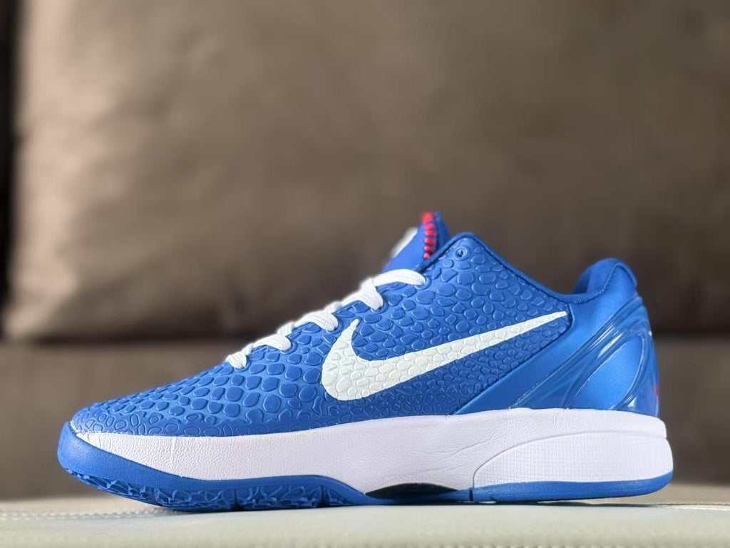Nike Zoom Kobe 6 Protro Dodgers Blue and White Sneakers