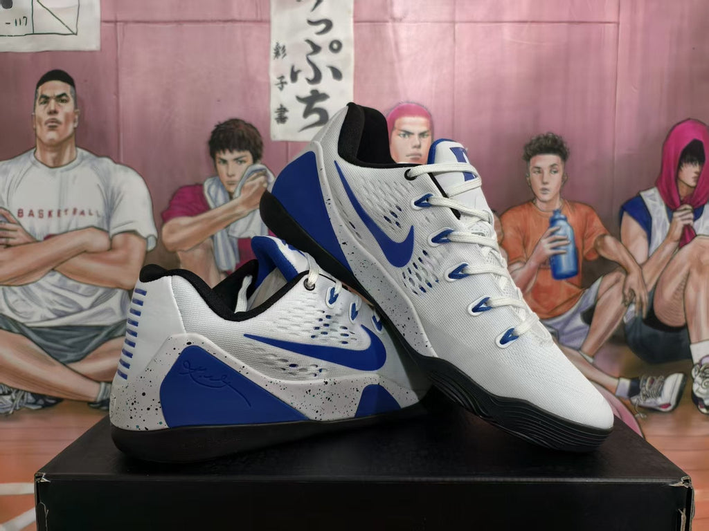Nike Basketball Sneakers White and Blue