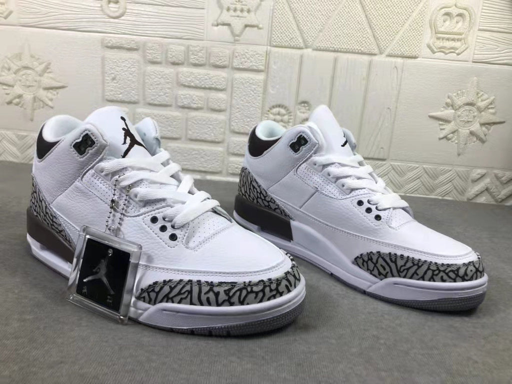 Jordan Air Jordan 3 Women's Sneakers White/Brown DH3434-110