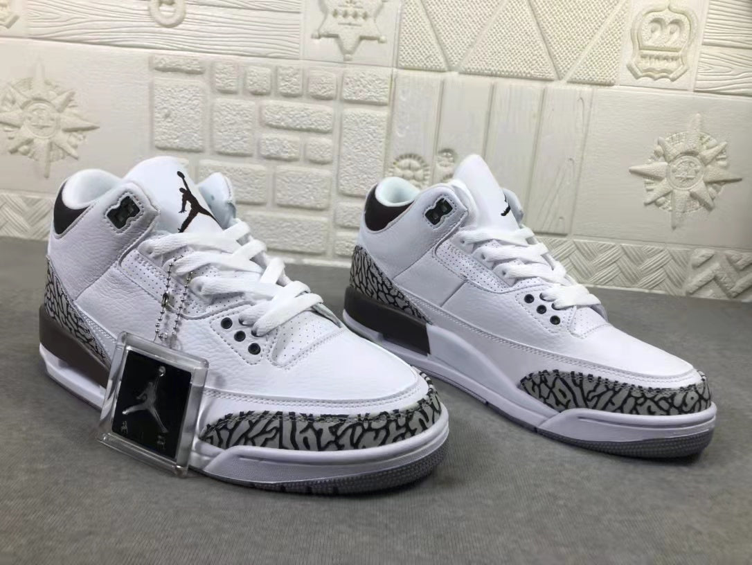Jordan Air Jordan 3 Women's Sneakers White/Brown DH3434-110