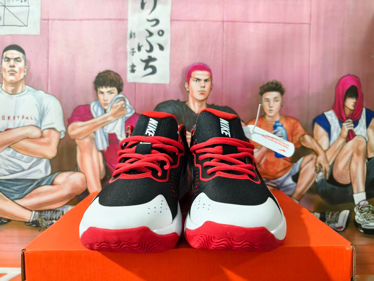 Nike Black Red Basketball Sneakers