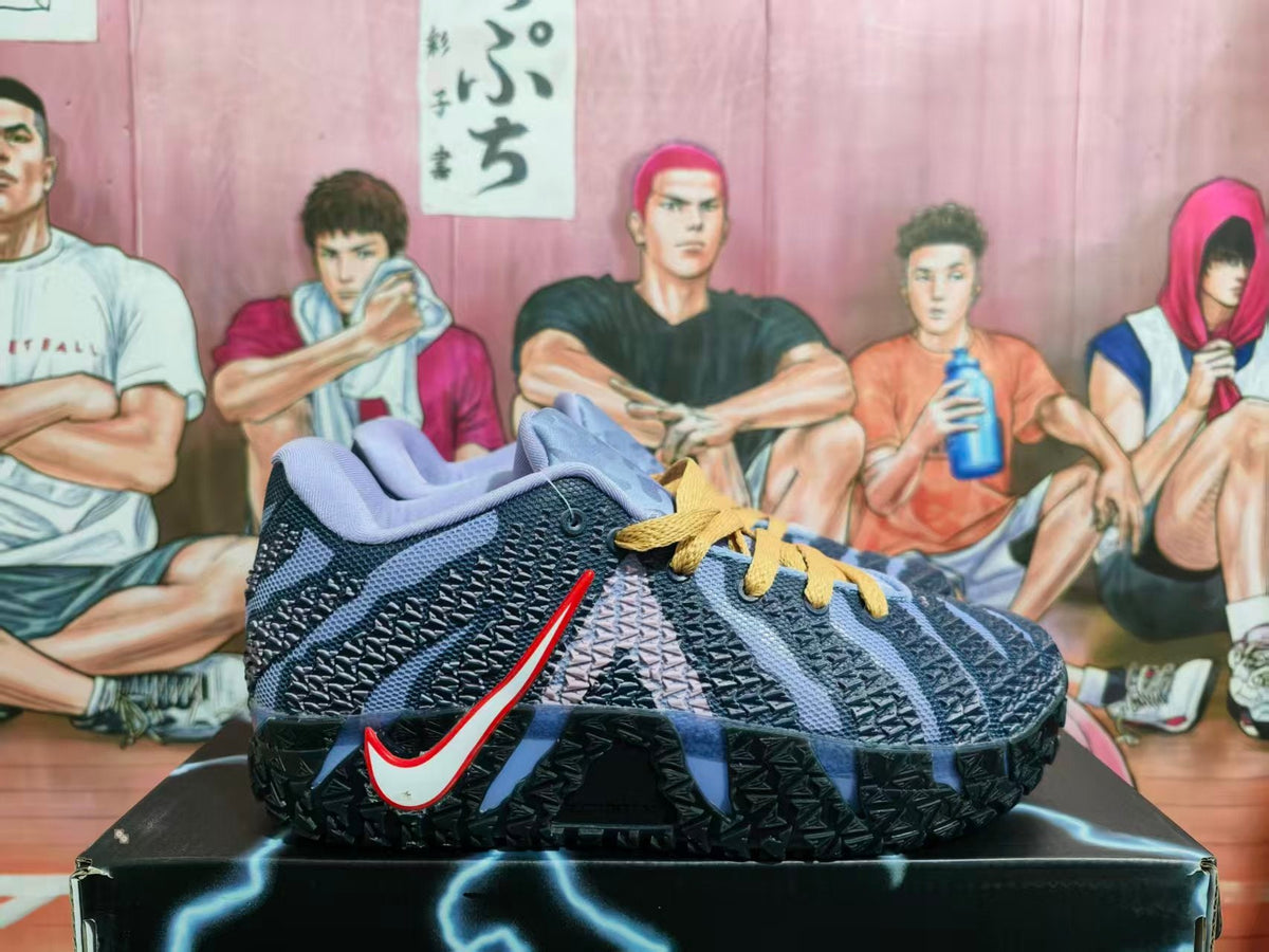Nike LeBron Basketball Shoes in Blue and Purple