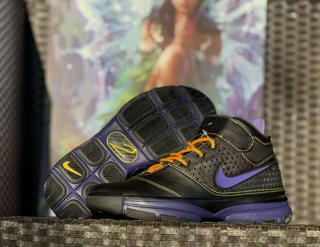 Nike Kobe 2 Hollywood Nights Black Purple High-Top Sneakers
