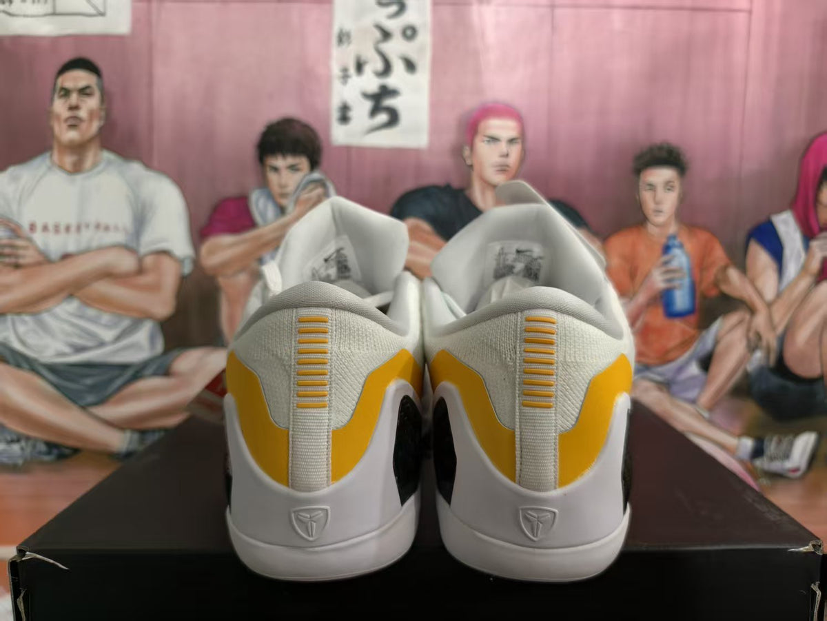 Nike Basketball Sneakers White Yellow Purple