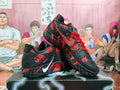 Nike Black and Red Basketball Sneakers