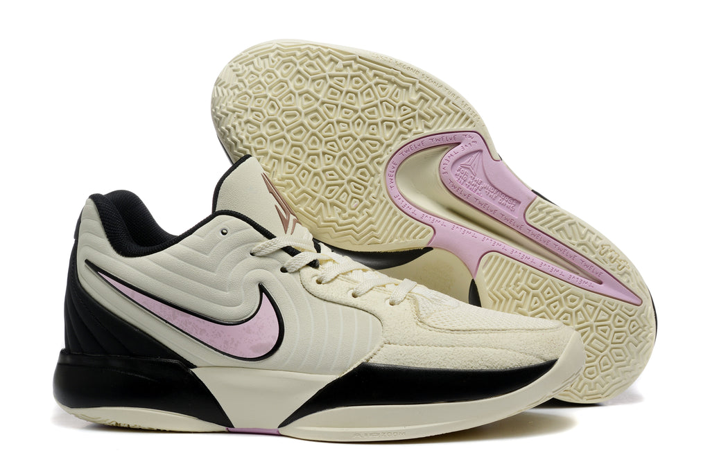 Jordan Basketball Sneakers Cream Black Pink FD7328-100