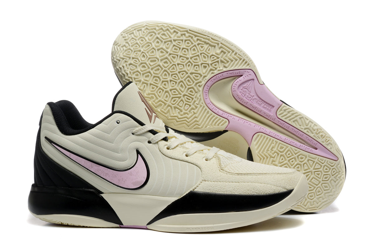 Jordan Basketball Sneakers Cream Black Pink FD7328-100