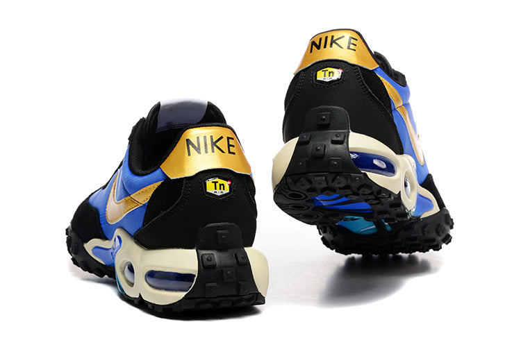 Nike Air Max Waffle SP Blue and Gold Sneakers