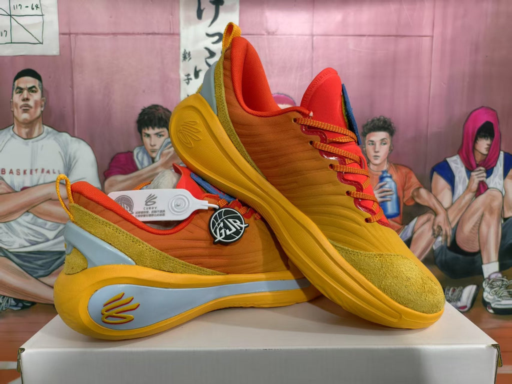 Curry Basketball Shoes Orange