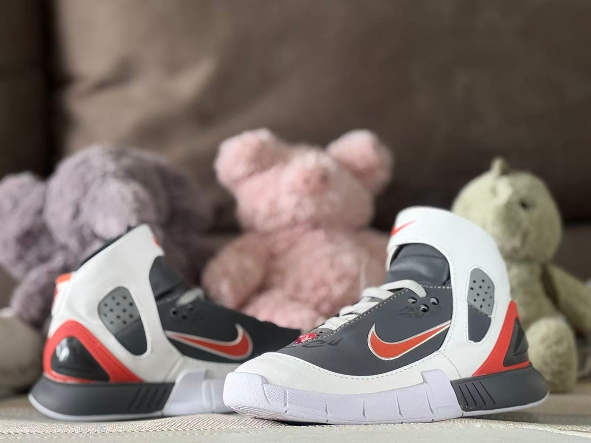 Nike Kobe 2K5 Kids' Sneakers Gray and Red