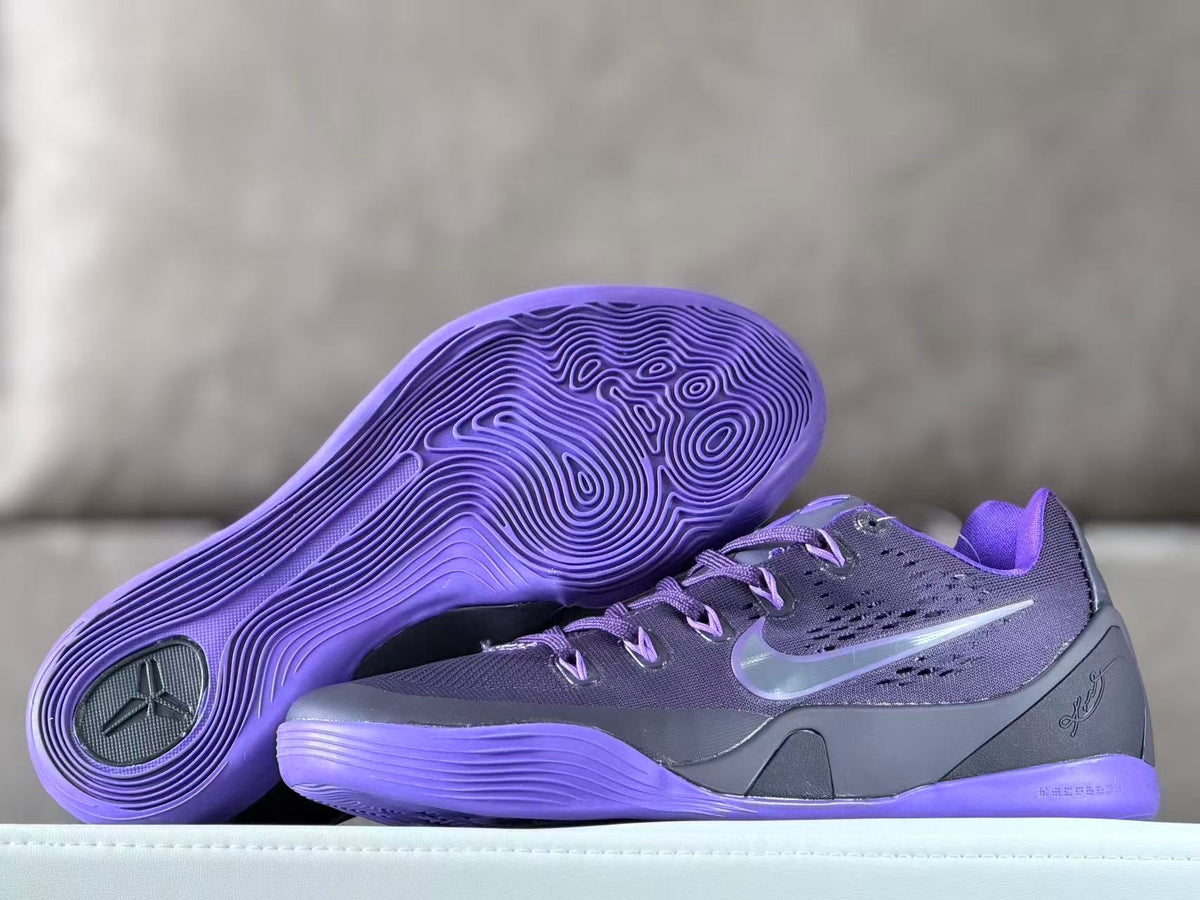 Nike Kobe 9 Basketball Shoes Black Purple IH1401-500