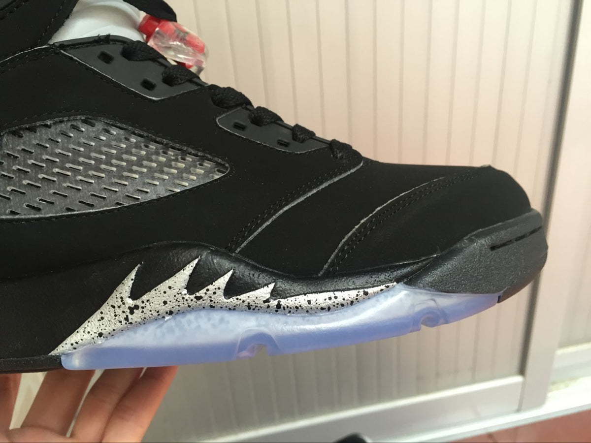 Jordan Air Jordan 5 High-Top Sneakers Black Silver