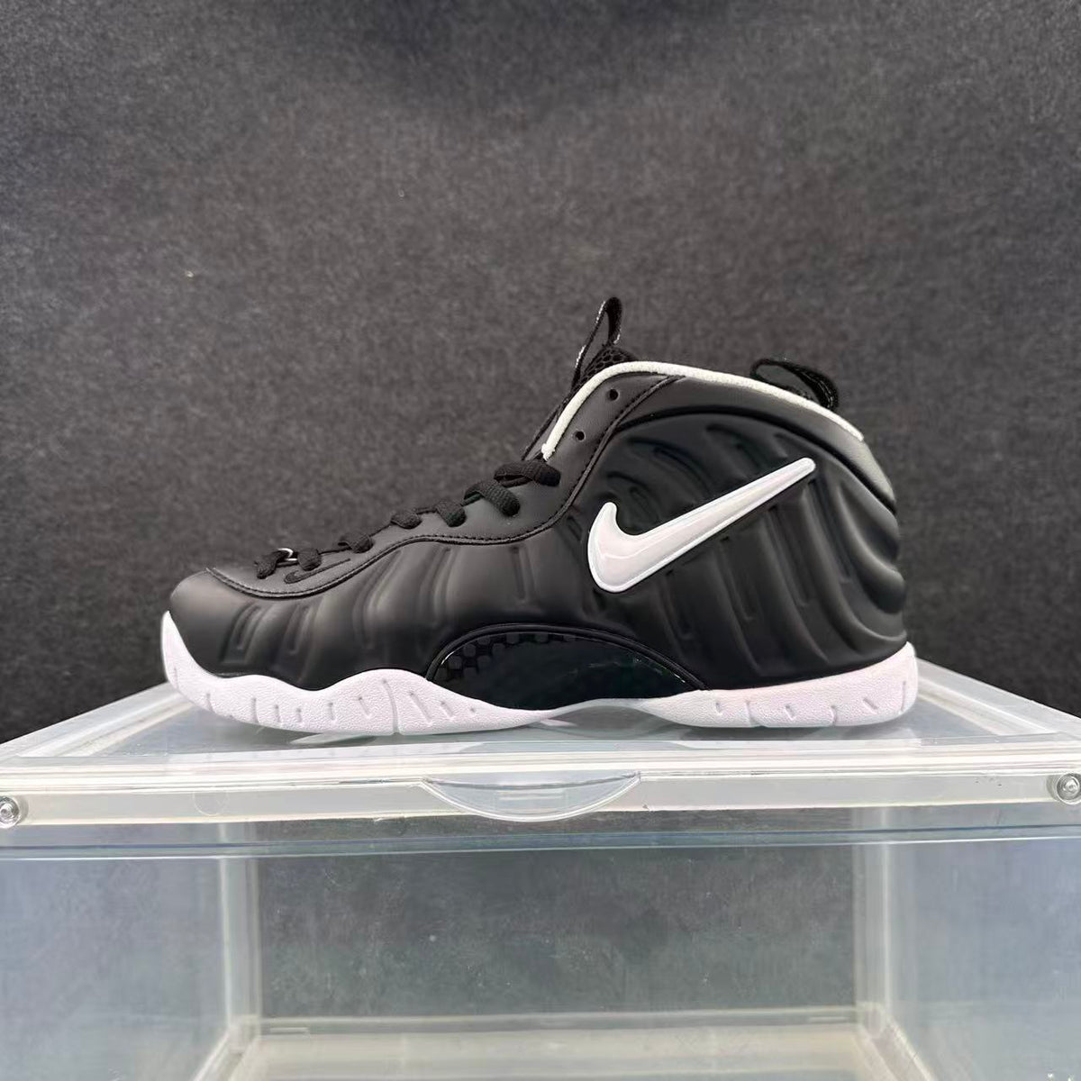 Nike Air Foamposite One Dr. Doom Black White Sneakers