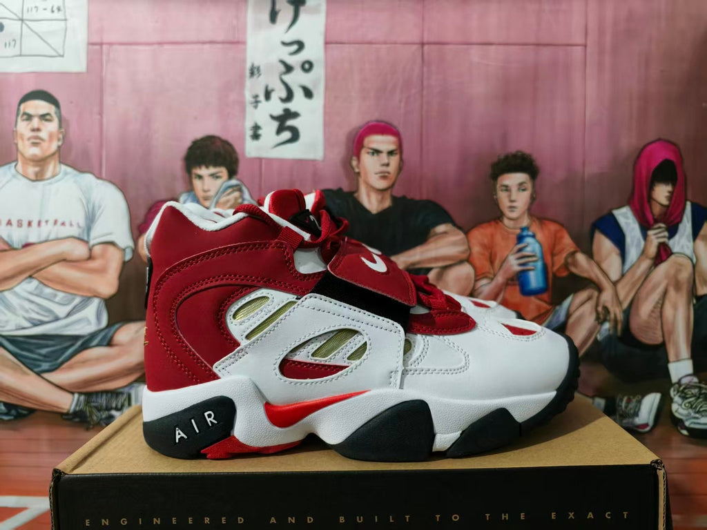 Nike Basketball Sneakers White and Red