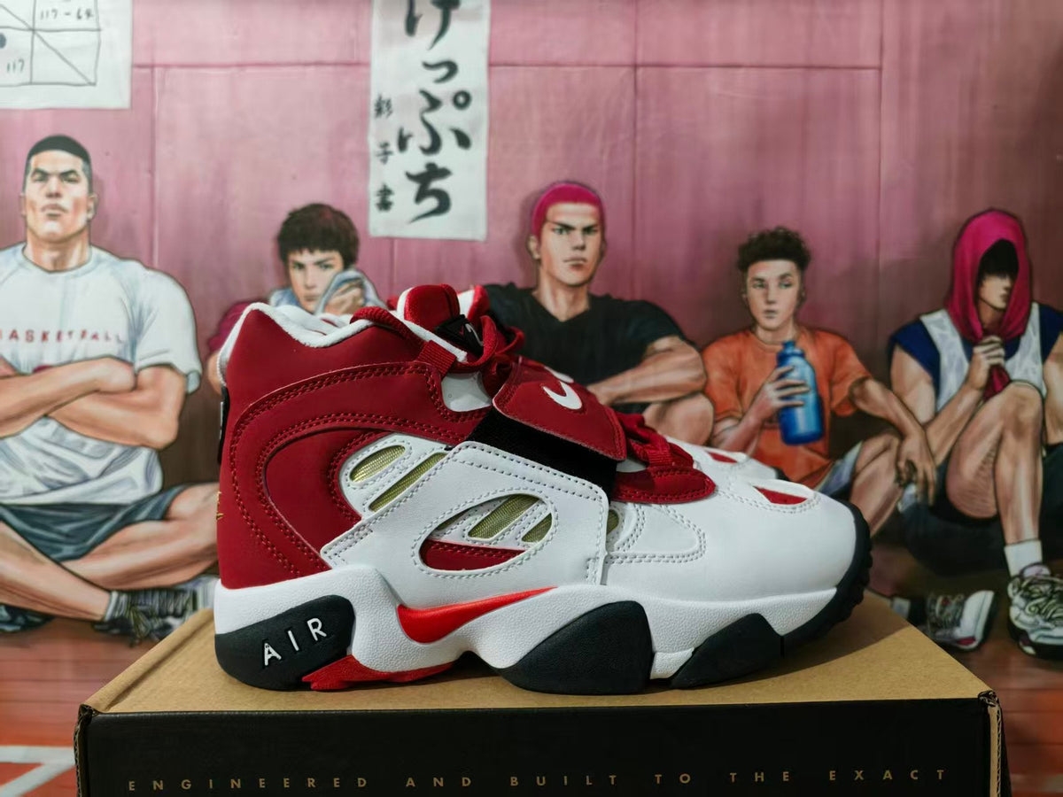 Nike Basketball Sneakers White and Red