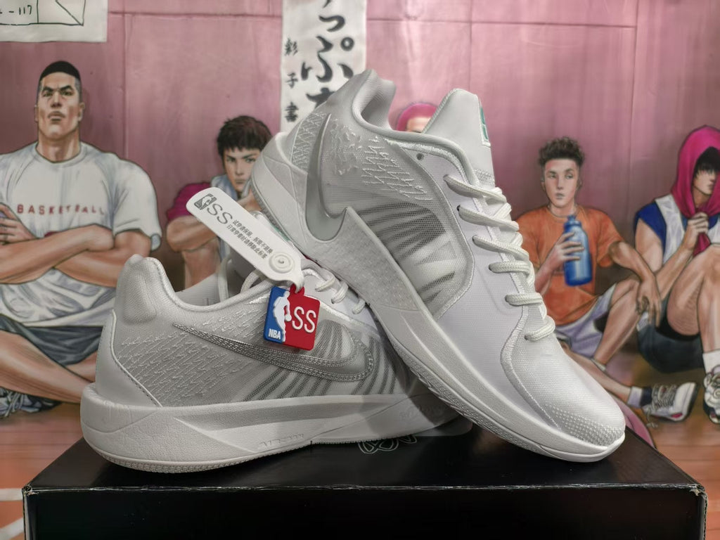 Nike White Basketball Sneakers