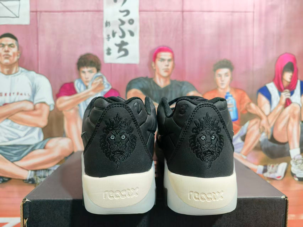 Nike Black Sneakers with Gray Swoosh and Translucent Sole