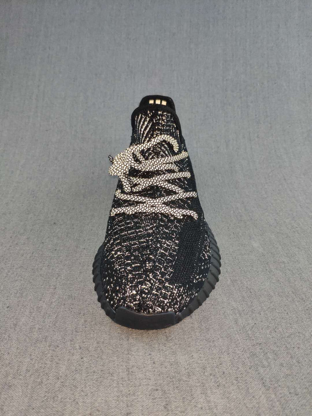 Yeezy 350 V2 Sneakers Black with Reflective-Style Details
