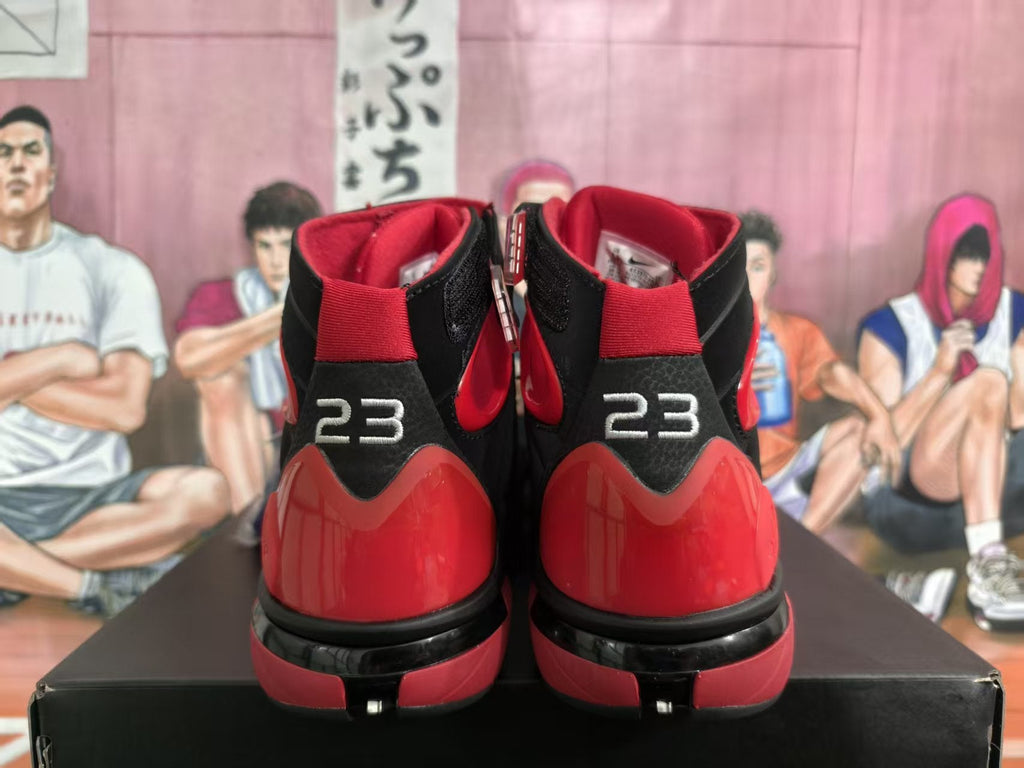 Nike Black Red High-Top Basketball Sneakers