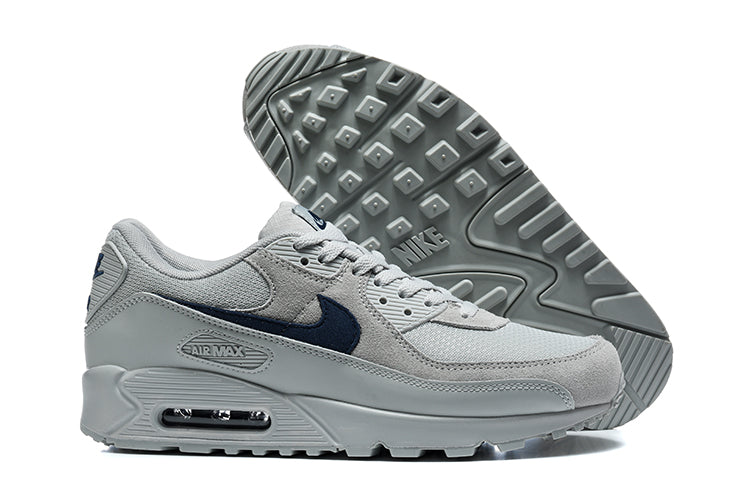 Nike Air Max 90 Grey and Navy Sneakers