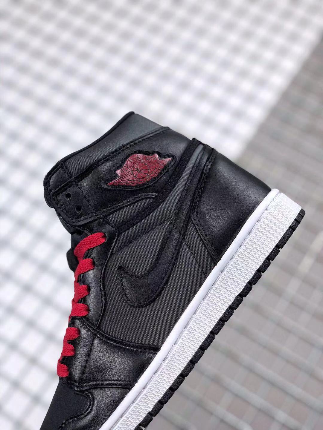 Jordan Air Jordan 1 High OG Black Satin Black/Red Sneakers