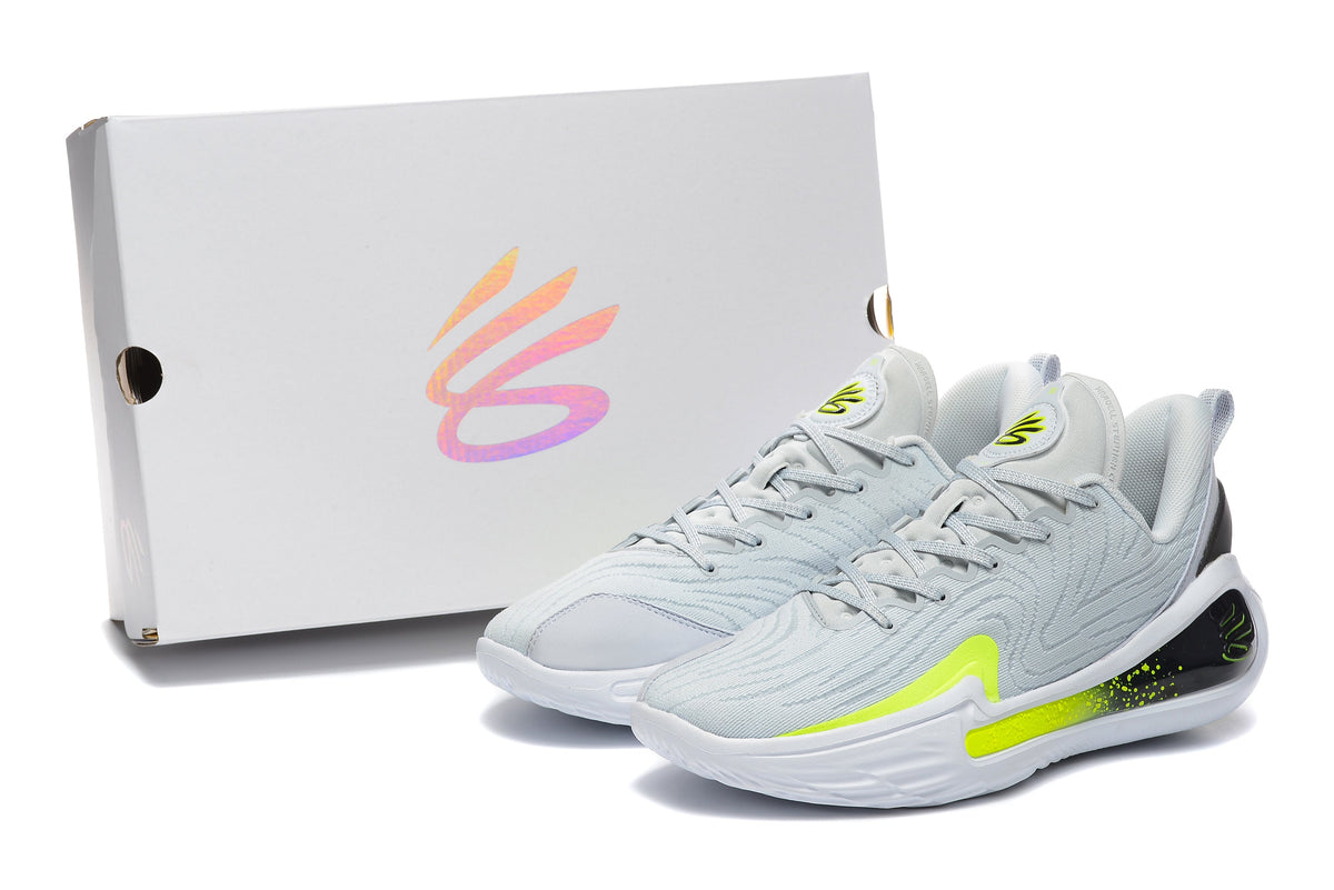 Nike LeBron 21 Basketball Shoes in Grey, White and Volt