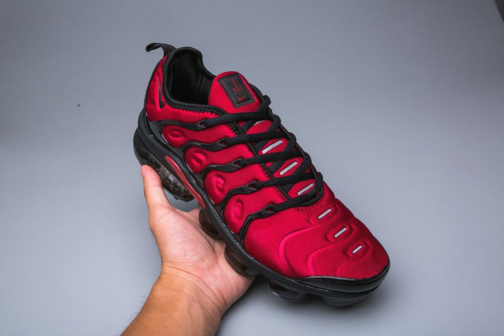 Nike Air Max Plus TN Red and Black Sneakers