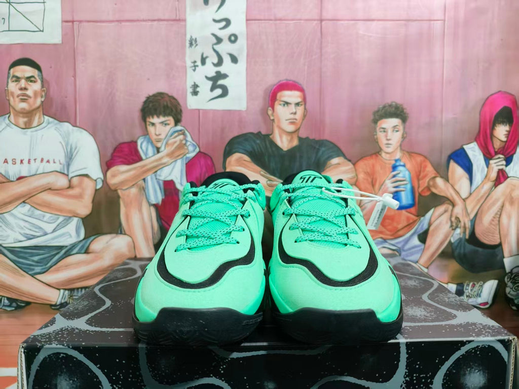 Jordan Basketball Sneakers Green Black