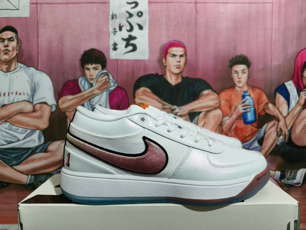 Nike Court Low-Top Sneakers White Burgundy