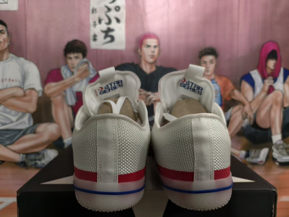 Converse Star Series Sneakers White Blue Red