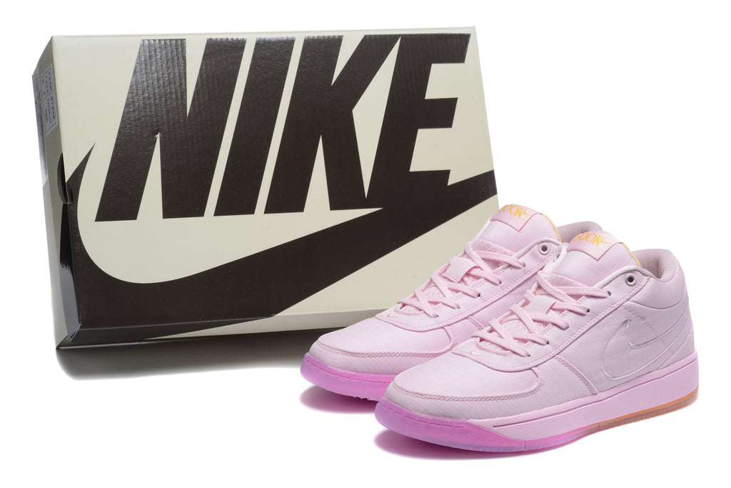 Nike 873-19 Pink Mid-Top Sneakers