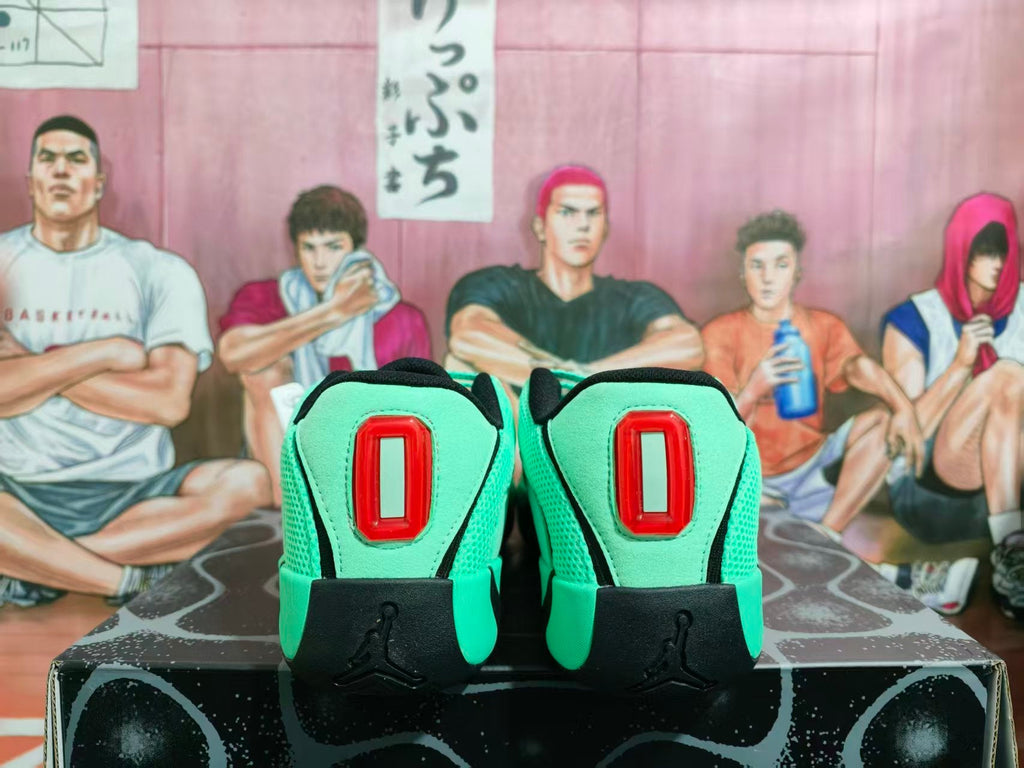 Jordan Basketball Sneakers Green Black