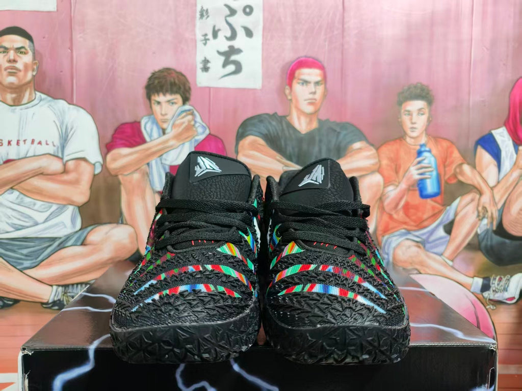 Nike Black Multicolor Basketball Sneakers