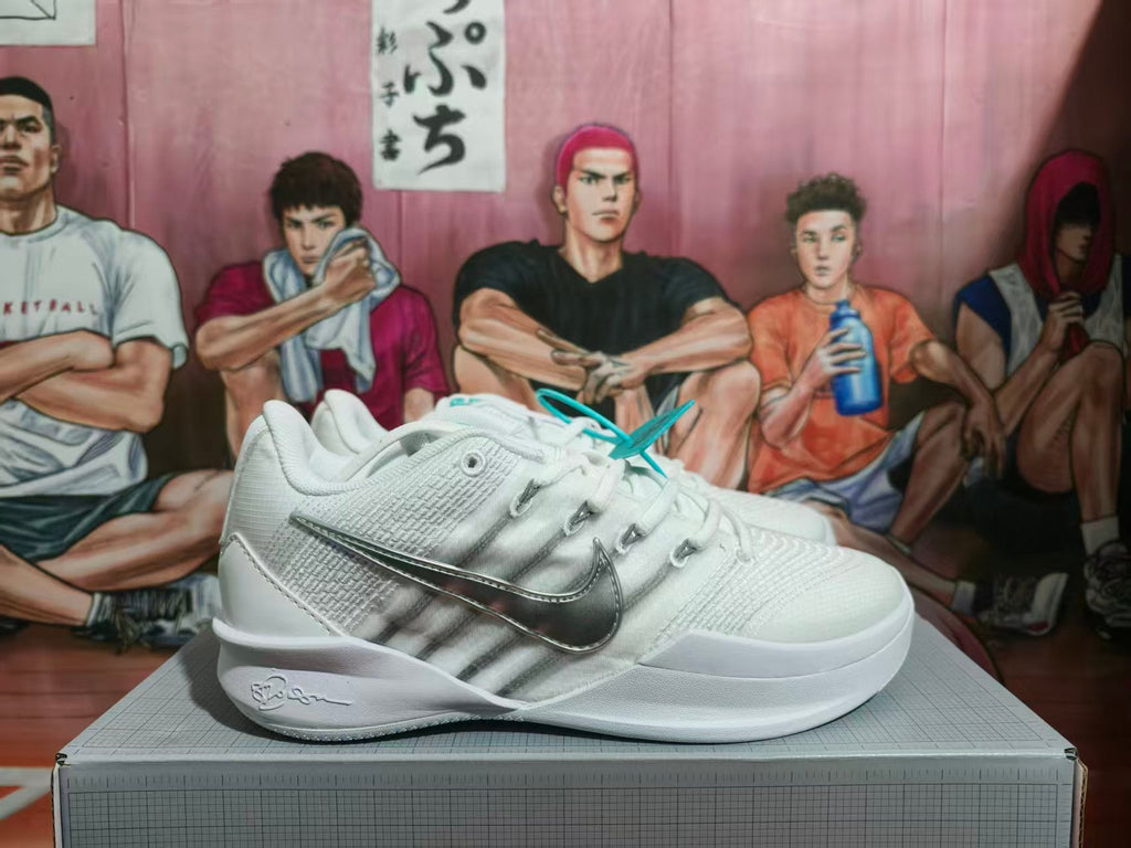 Nike Basketball Sneakers White Silver EU 40-46