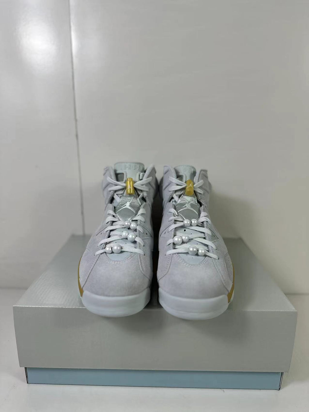 Jordan Air Jordan 6 High-Top Sneakers Paris Olympics White Gold
