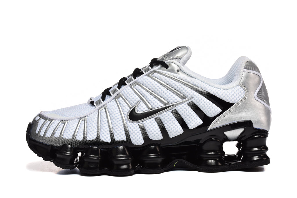 Nike Shox TL White Silver Black Sneakers