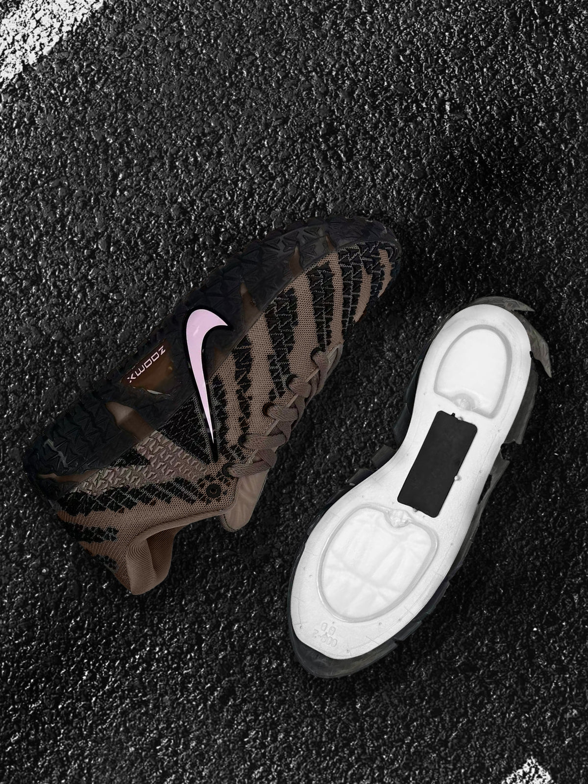Nike Basketball Sneakers Brown Black Pink HF2794-200