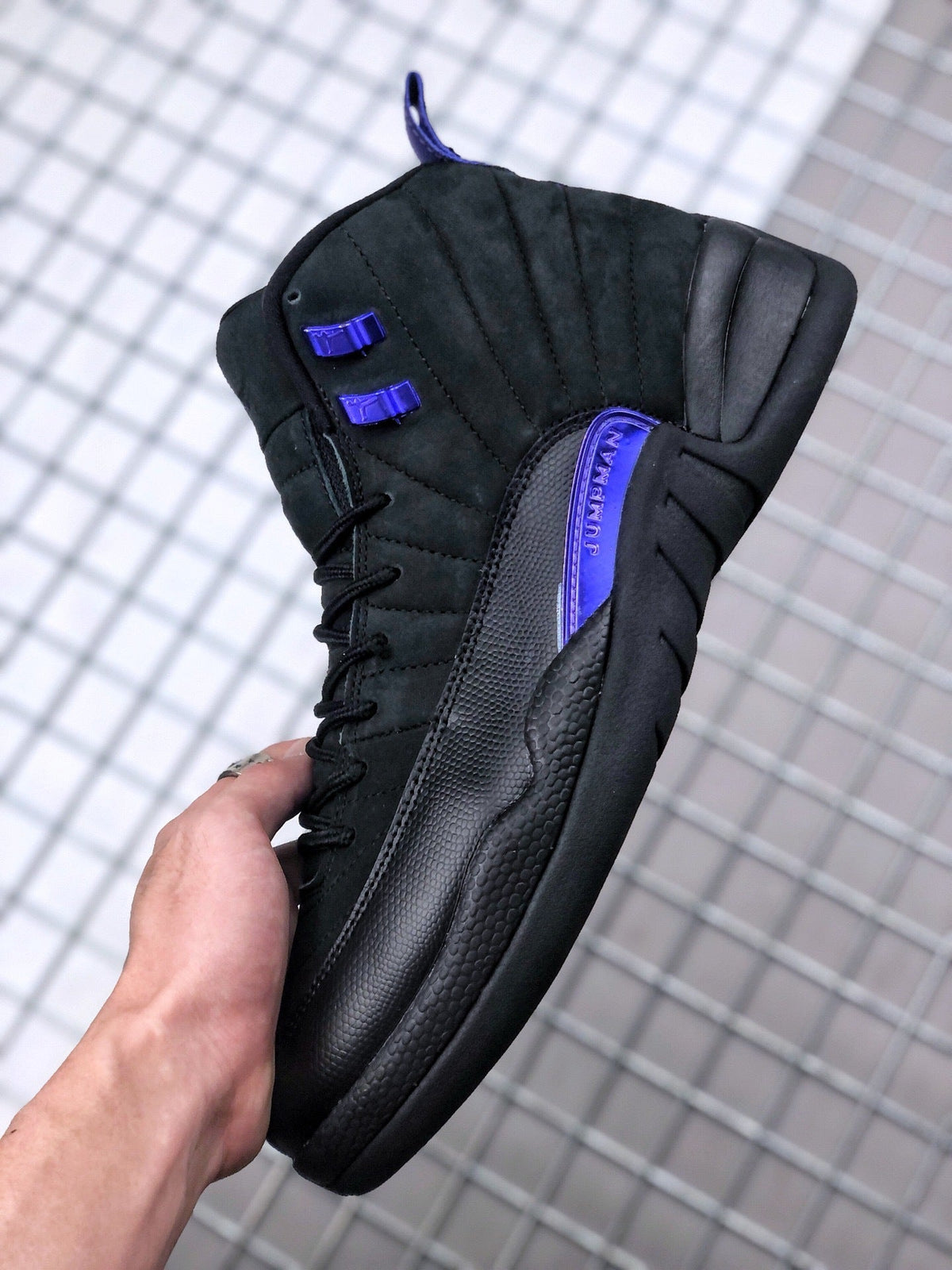 Air Jordan 12 Dark Concord Black Purple Sneakers CT8013-005