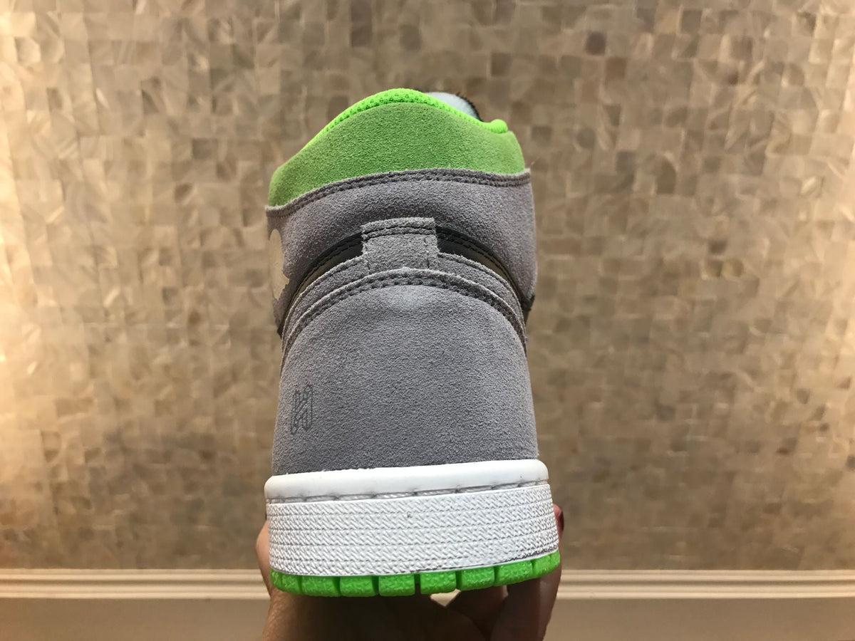 Jordan 1 High Grey Green Sneakers 555088-070
