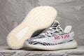 Yeezy 350 V2 Black and White Knit Sneakers