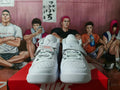 Nike White High-Top Air Sneakers
