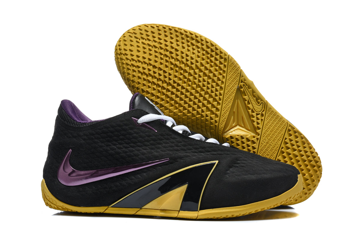 Nike Kobe 8 Basketball Shoes Black Gold Purple