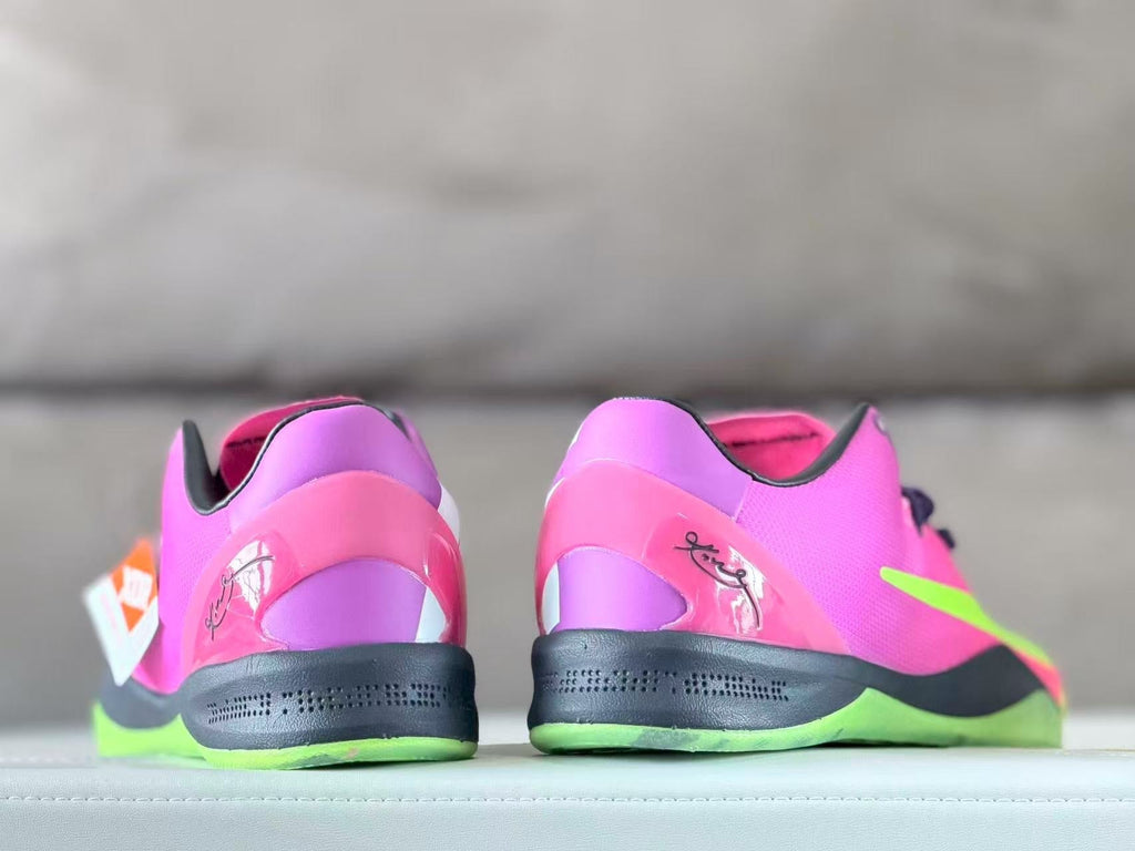 Nike Kobe 8 Basketball Shoes in Pink and Volt