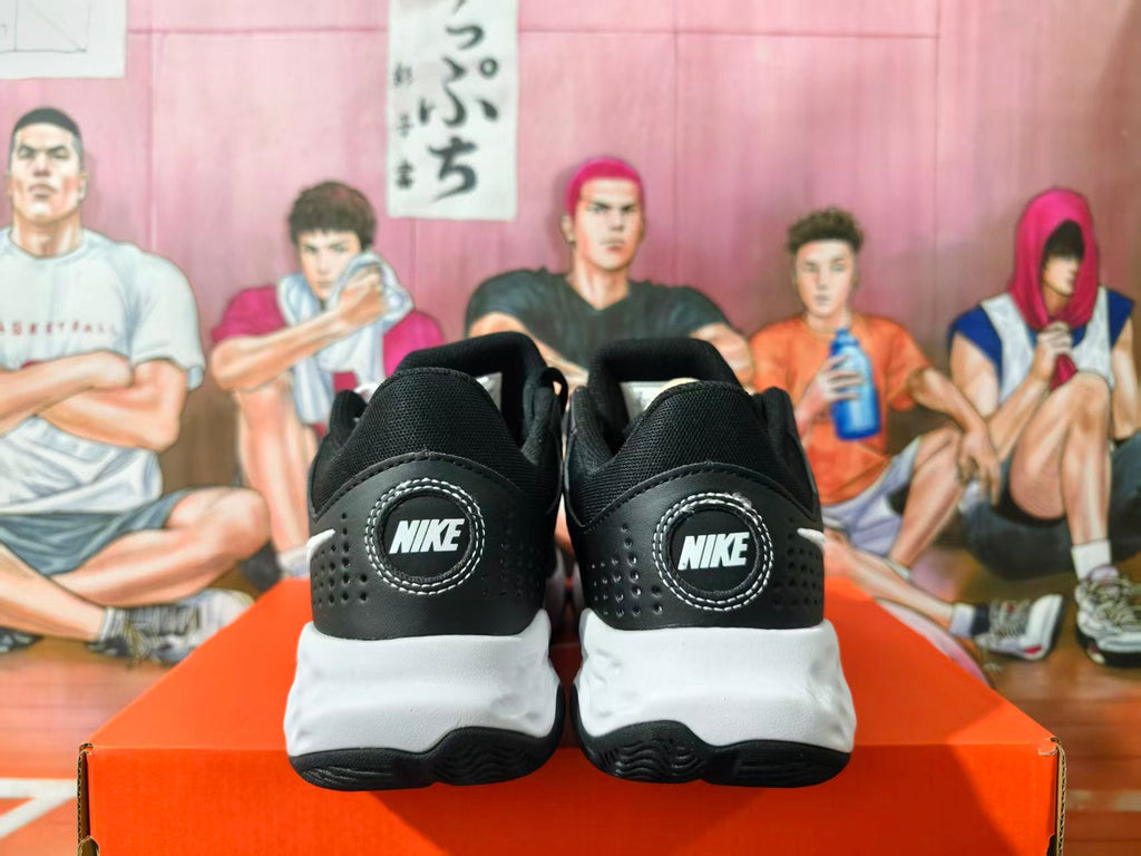 Nike Black and White Low-Top Sneakers
